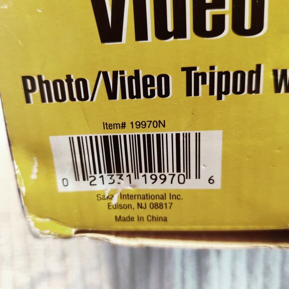 VIDEO/PHOTO TRIPOD & CAMERA Starter Kit Extends to 47" Folds to 17" -New in Box - Picture 5 of 9